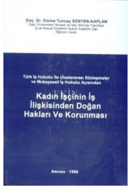 Kadın Işçinin Iş Ilişk.doğan Haklar.ve Korunm.