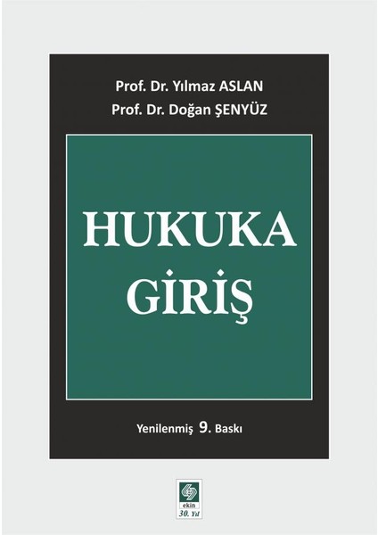 Hukuka Giriş 9.baskı