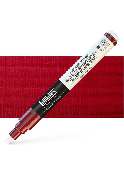 Professional Akrilik Markör Ince Uç 2 mm Cadmium Red Deep Hue 311