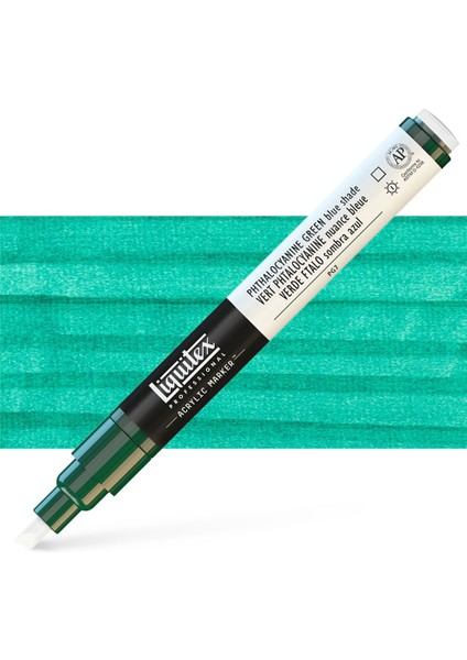 Professional Akrilik Markör Ince Uç 2 mm Phthalo Green Blue Shade 317