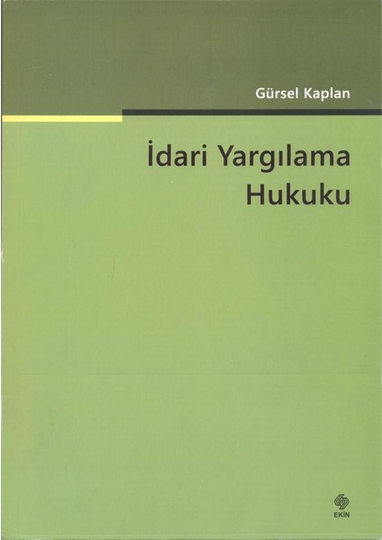 Idari Yargılama Hukuku 1.baskı