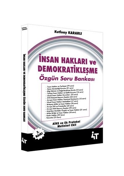 Insan Hakları ve Demokratikleşme Özgün Soru Bankas