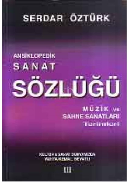 Ansiklopedik Sanat Sözlüğü