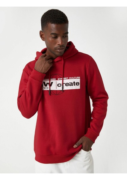 3WAM70128MK Koton Erkek Sweat Kırmızı fiyatları