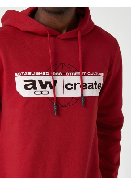 3WAM70128MK Koton Erkek Sweat Kırmızı modelleri