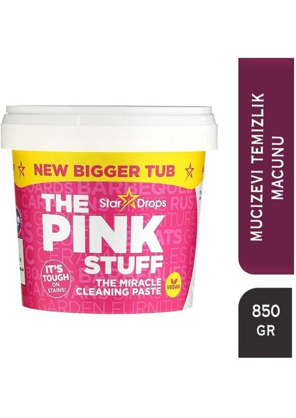 The Pink Stuff Mucizevi Miracle Temizlik Macunu 850 gr Mucizevi Vinegar Cam Temizleyici 750 ml