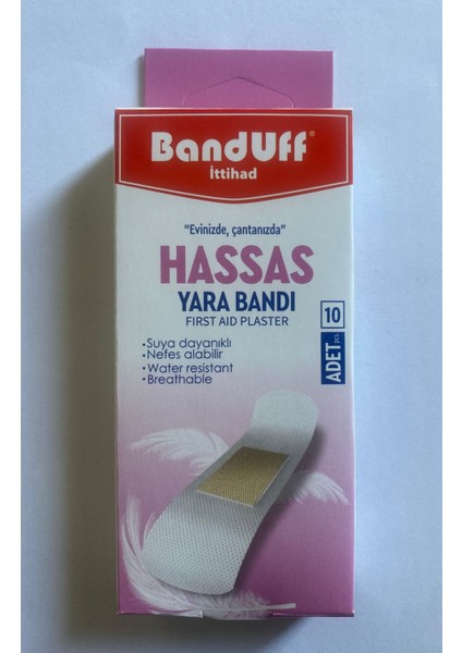 Hassas Yara Bandı 10'lu 5 Paket