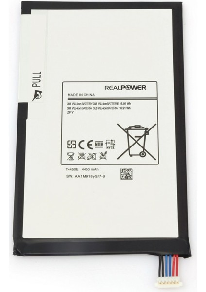 Samsung Galaxy T310 Tab 3 8.0 Wi-Fi Uyumlu 4450 Mah Batarya