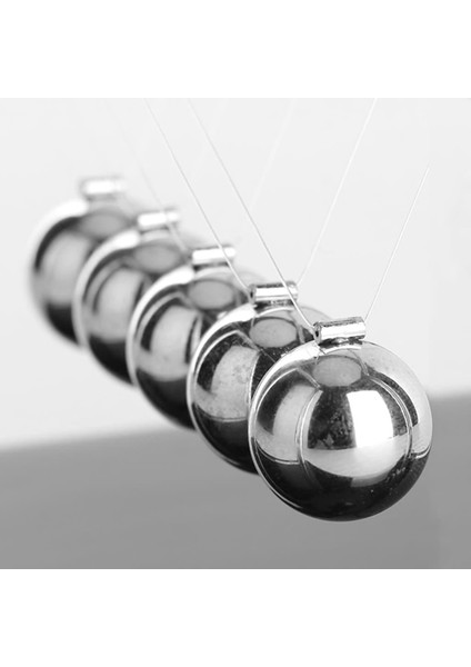 Dekoratif Hediye Newton Balans Beşiği Balance Denge Topları Büyük Boy