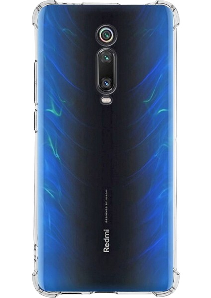 Xiaomi Redmi K20 Pro ile Uyumlu Kapak Köşe Korumalı Airbag Antishock Şeffaf Silikon ile Uyumlu Kılıf