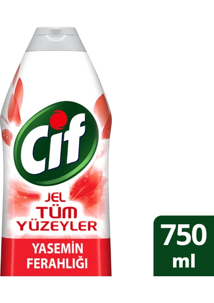 Jel Yüzey Temizleyici Tüm Yüzeyler İçin Yasemin Ferahlığı 750 ML