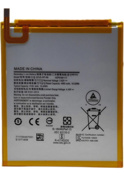 Samsung Galaxy Tab A 8 SM-T290 Uyumlu 4980 Mah Batarya