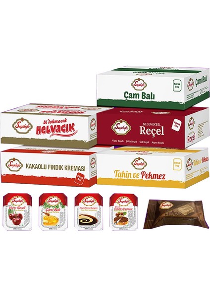 Süper 5'li Kahvaltılık Fırsatı 5 Koli 496'lı