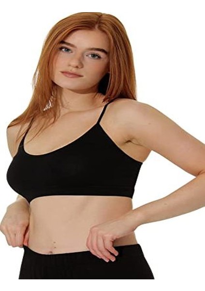 2'li Paket Orjinal Dikişsiz Ip Askılı Destekli Büstiyer Pedsiz