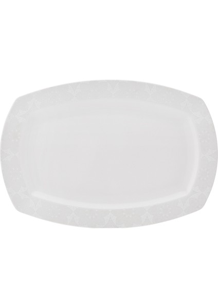 New Suha Cream 60 Parça 12 Kişilik Porselen Yemek Takımı Kare