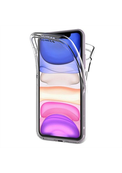 Apple iPhone 11 (6.1'') Kılıf 360 Clear Soft Şeffaf