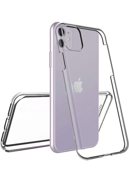 Apple iPhone 11 (6.1'') Kılıf 360 Clear Soft Şeffaf