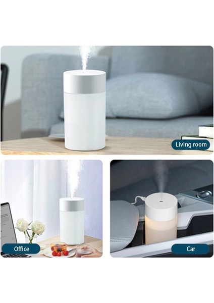 260ML USB Ultrasonik Hava Nemlendirici LED Işık Mini-Beyaz modelleri