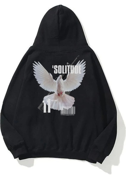 Unisex Solitude Sweatshirt Siyah