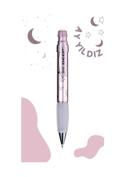 Deep Mek. Kursun Klm 07MM Met Roze Ay-Yıldız