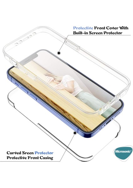 Apple iPhone 12 Mini Kılıf 360 Clear Soft Şeffaf