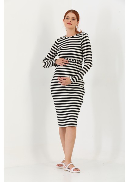Pamuk Lycra Kumaş Bağcıklı Hamile Elbise fırsatları