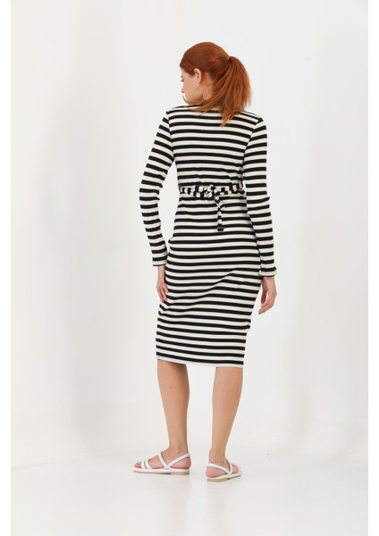 Pamuk Lycra Kumaş Bağcıklı Hamile Elbise indirimleri