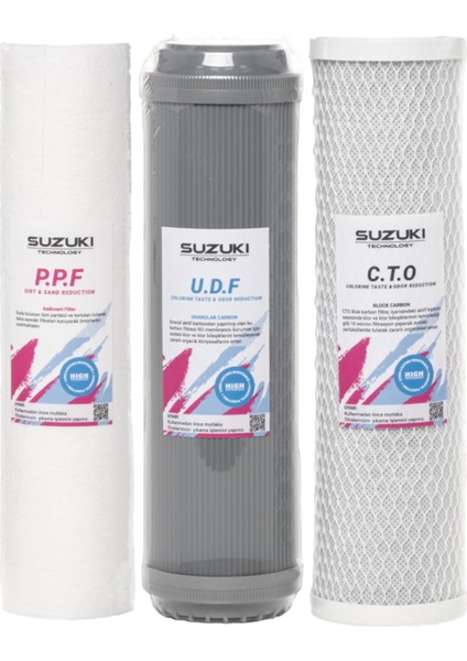 10 Inç Açık Kasa Su Arıtma Cihazı Tam Set (6 Filtre) Detoks Filtre Ilaveli fiyatları