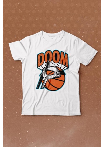 Mf Doom Basketbol Hip Hop Maske Baskılı Çocuk T-Shirt