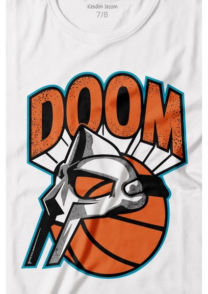 Mf Doom Basketbol Hip Hop Maske Baskılı Çocuk T-Shirt fiyatları