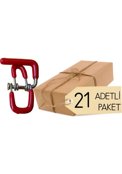 Okul Çanta Askısı 21 Adet Öğrenci Masa Yaylı Askısı Organizer Düzenleyici