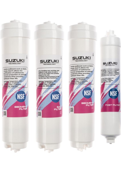 Kapalı Kasa Su Arıtma Cihazı Tam Set (7 Filtre) Mineral ve Detoks Filtre Ilaveli fiyatları