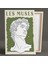 Les Muses Davud Heykeli Yeşil Minimal Kanvas Tablo 2