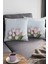 Tay Tüyü Dokuma Premium Kumaş Çift Taraflı Kırlent Yastık Kılıfı Çiçekli 43X43 Cm KRL441 3