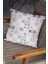 Çini Desenli Tay Tüyü Dokuma Premium Kumaş Çift Taraflı Kırlent Yastık Kılıfı 43X43 Cm KRL093 1