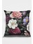 Çiçekli Kırlent Yastık Kılıfı Premium Tay Tüyü Dokuma Kumaş Çift Taraflı 43X43 Cm KRL448 2