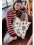 Tay Tüyü Premium Leke Tutmaz Kumaş Çift Taraflı Kırlent Yastık Kılıfı Christmas 43X43 Cm KRL079 4