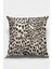 Tay Tüyü Dokuma Premium Kumaş Çift Taraflı Kırlent Leopar Yastık Kılıfı 43X43 Cm KRL050 1