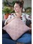 Tay Tüyü Dokuma Premium Kumaş Çift Taraflı Kırlent Fas Desen Yastık Kılıfı 43X43 Cm KRL149 4