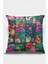 Premium Tay Tüyü Dokuma Kumaş Çift Taraflı Patchwork Kırlent Yastık Kılıfı 43X43 Cm KRL102 2