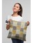 Çift Taraflı Kırlent Yastık Kılıfı Premium Tay Tüyü Dokuma Patchwork Kumaş 43X43 Cm KRL296 1
