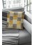 Çift Taraflı Kırlent Yastık Kılıfı Premium Tay Tüyü Dokuma Patchwork Kumaş 43X43 Cm KRL296 4