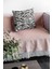 Zebra Desenli Premium Kumaş Tay Tüyü Dekoratif Çift Taraflı Kırlent Kılıfı 43X43 Cm KRL100 2