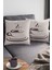 Premium Tay Tüyü Dokuma Kumaş Çift Taraflı Fincanlı Kırlent Yastık Kılıfı 43X43 Cm KRL284 3