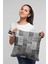 Tay Tüyü Dokuma Premium Kumaş Çift Taraflı Kırlent Patchwork Yastık Kılıfı 43X43 Cm KRL292 1