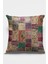 Patchwork Dokuma Premium Tay Tüyü Kumaş Çift Taraflı Kırlent Yastık Kılıfı 43X43 Cm KRL293 2