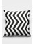 Zigzag Premium Tay Tüyü Dokuma Kumaş Çift Taraflı Kırlent Yastık Kılıfı 43X43 Cm KRL302 1
