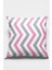 Çift Taraflı Kırlent Yastık Kılıfı Premium Tay Tüyü Dokuma Zigzag Kumaş 43X43 Cm KRL304 1