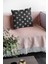 Tay Tüyü Dokuma Premium Kumaş Çift Taraflı Kırlent Yıldızlı Yastık Kılıfı 43X43 Cm KRL373 2