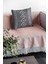 Tay Tüyü Premium Leke Tutmaz Kumaş Çift Taraflı Moroccan Kırlent Yastık Kılıfı 43X43 Cm KRL193 2